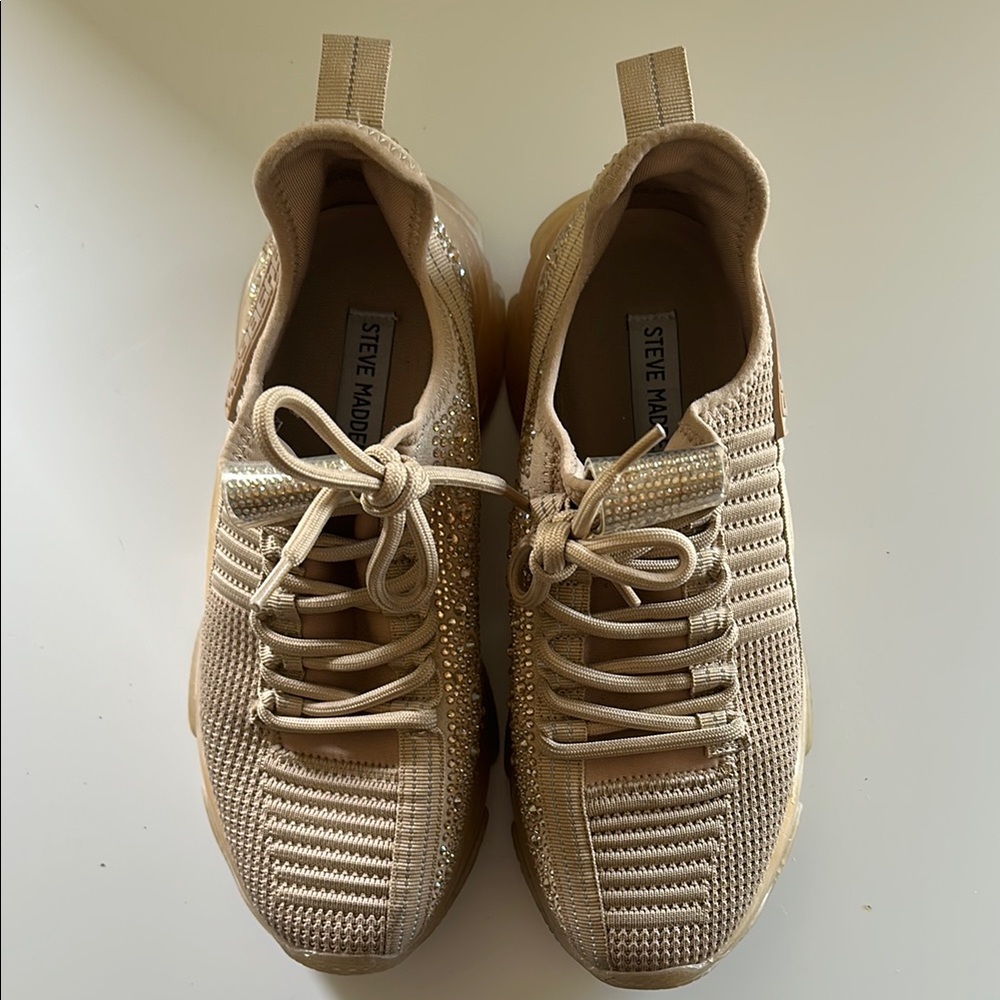 Steve Madden Beige Sneakers - Picture 4 of 5